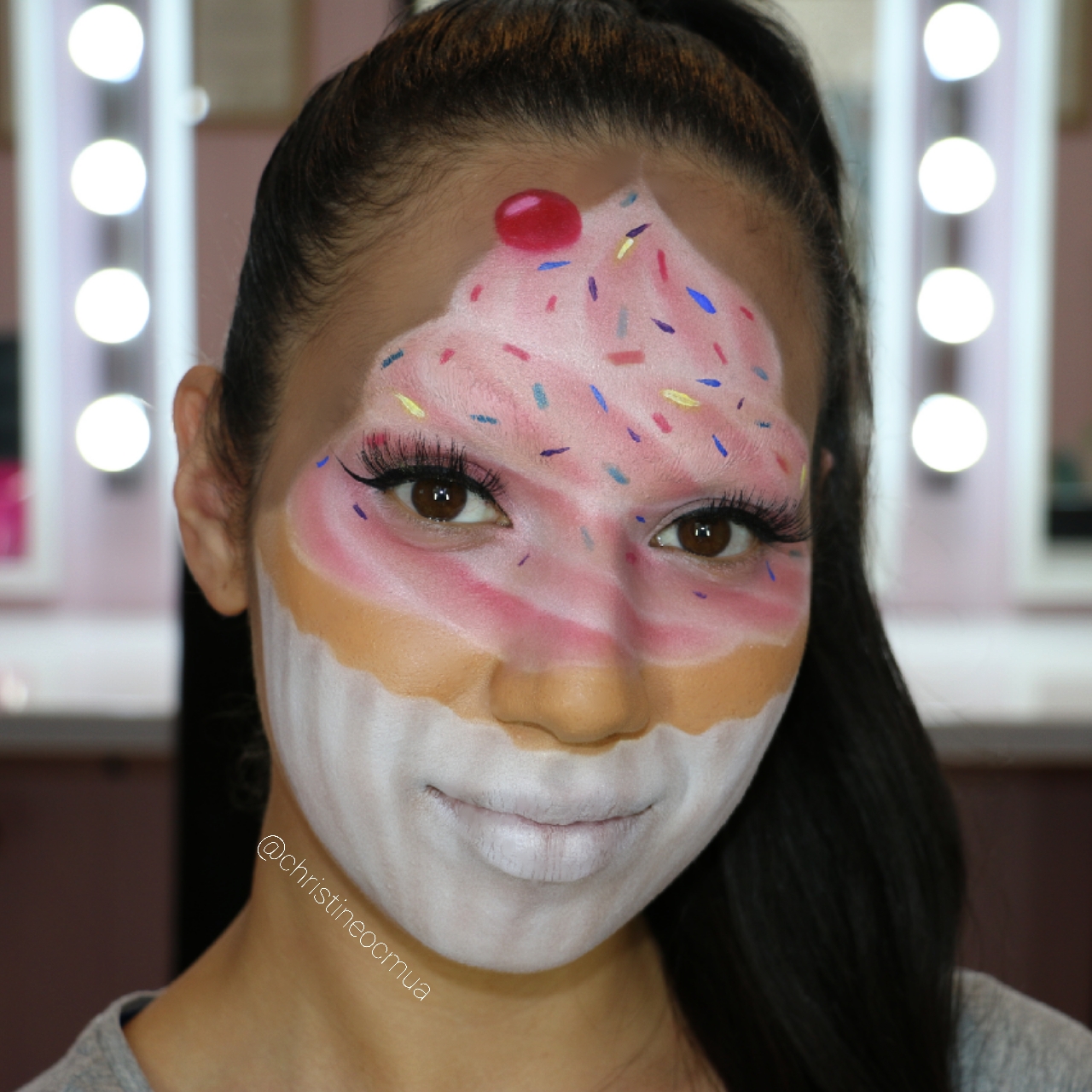 Cupcake Face! Fancy Dress/Halloween Makeup